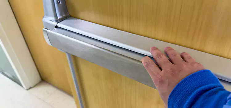 Installing a Push Bar on a Door Hannibal